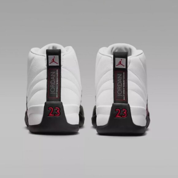 Nike Air Jordan 12 Retro Flip Red Taxi Sneakers - Picture 3 of 4